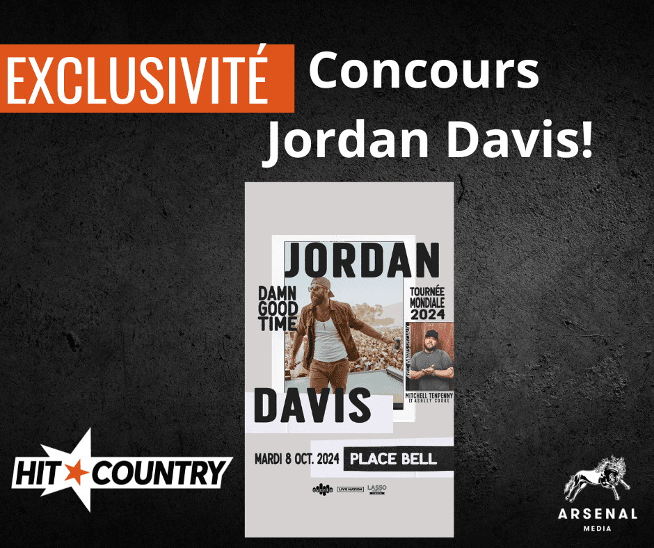 Concours Jordan Davis sur Hit Country!